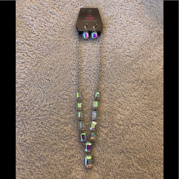 Paparazzi Right To Remain Sparkly Multi necklace